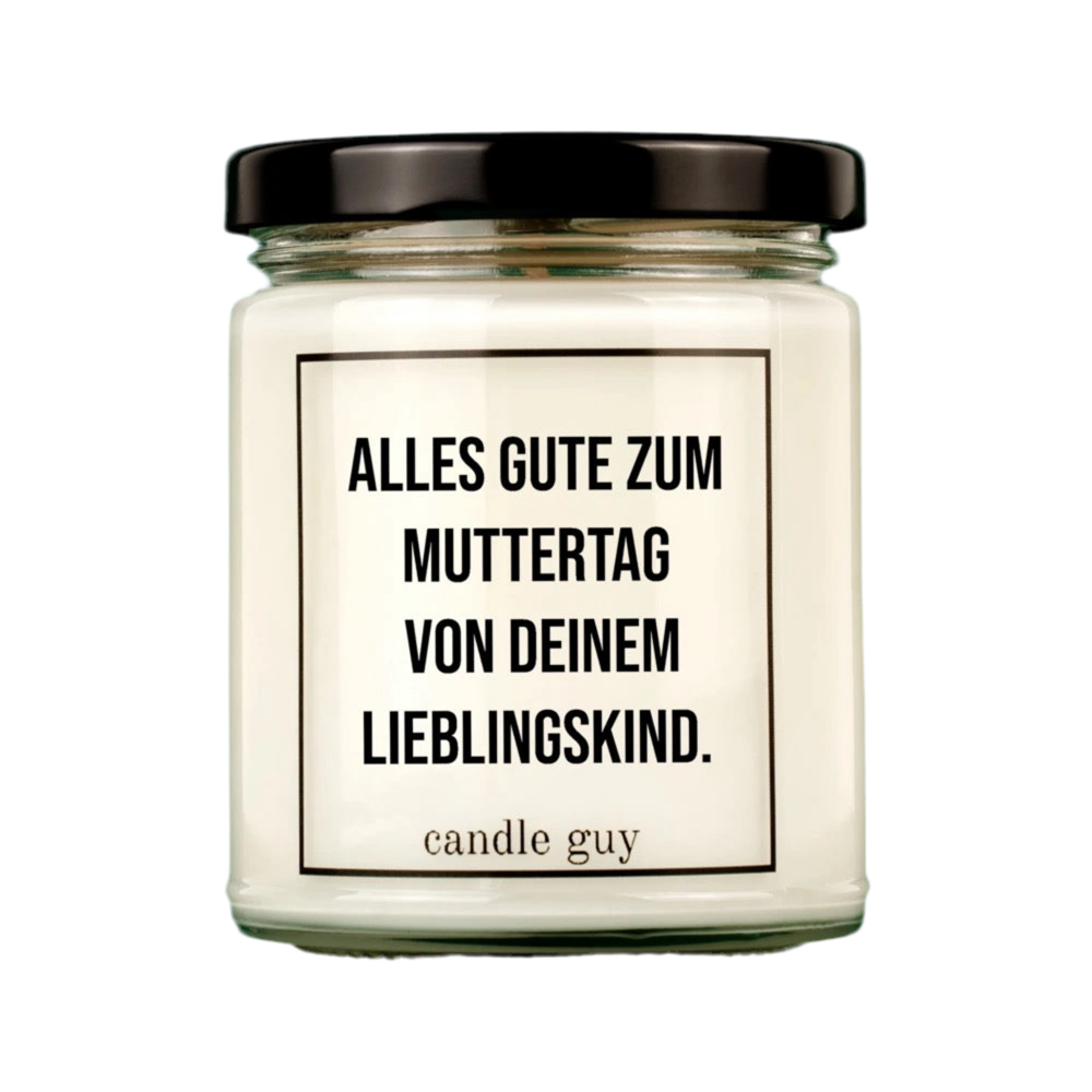 Candle Guy scented candle in a glass
