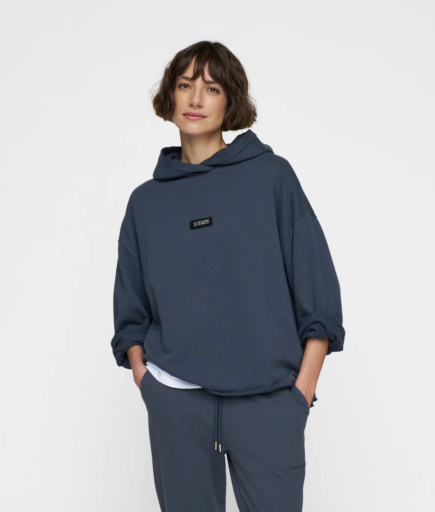 10 Days Amsterdam Statement Hoodie Yale blue