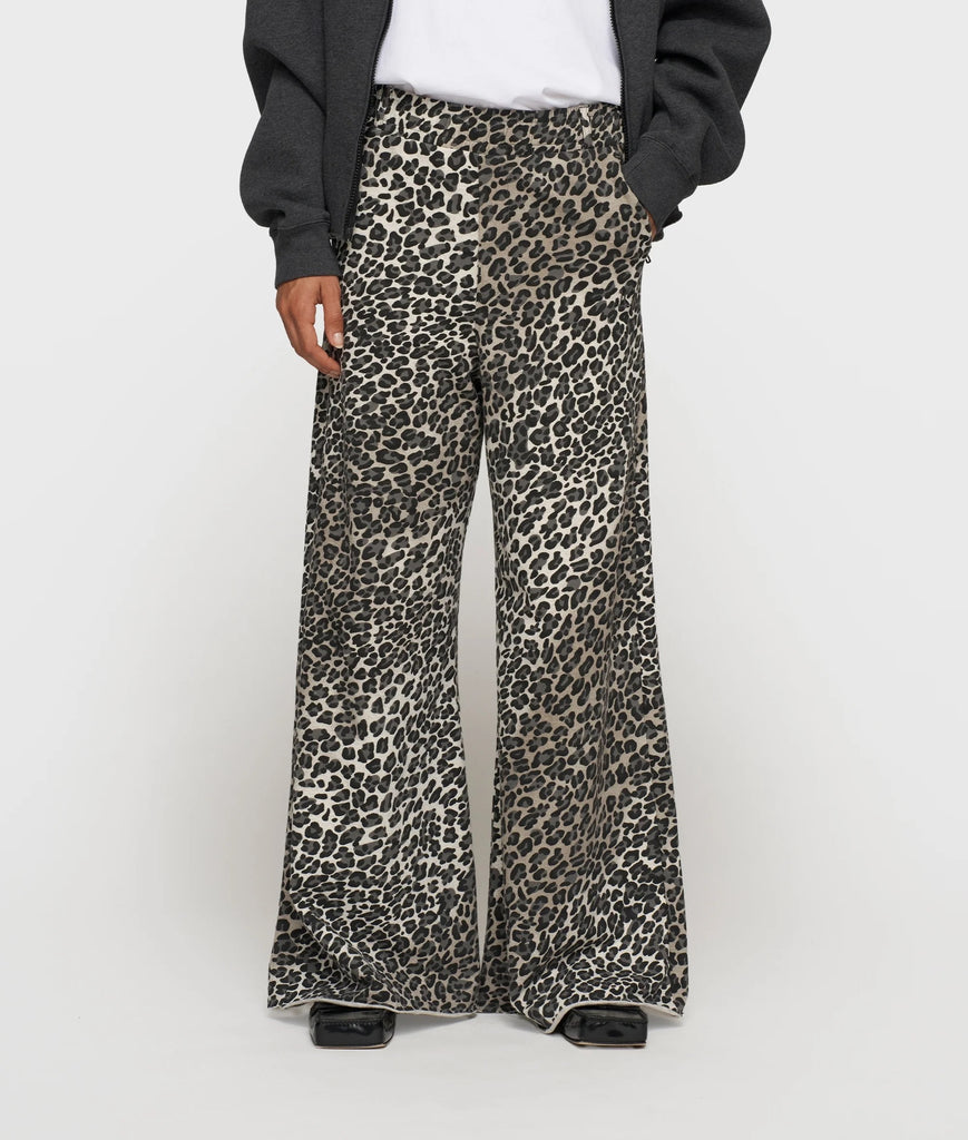 10 Days Amsterdam Wide Leg Jogger Leopard