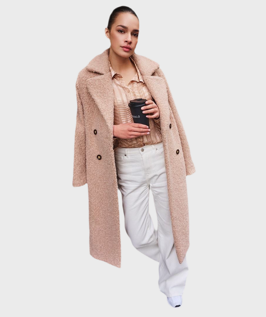 Esqualo Coat Bouclé