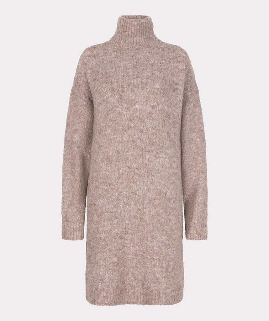 Esqualo Dress Melange Hairy Col