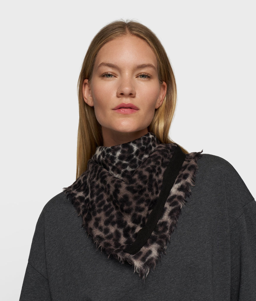 10 Days Amsterdam Wool Bandana Leopard