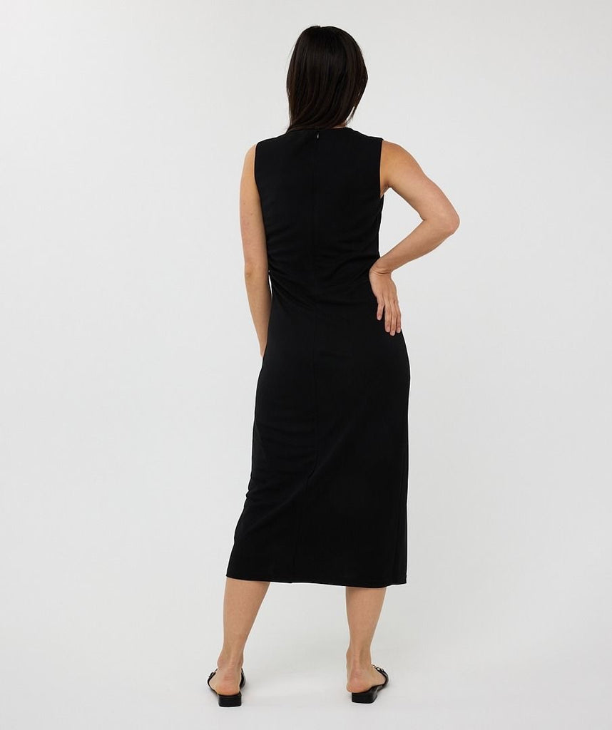 Esqualo Dress Long Gathering