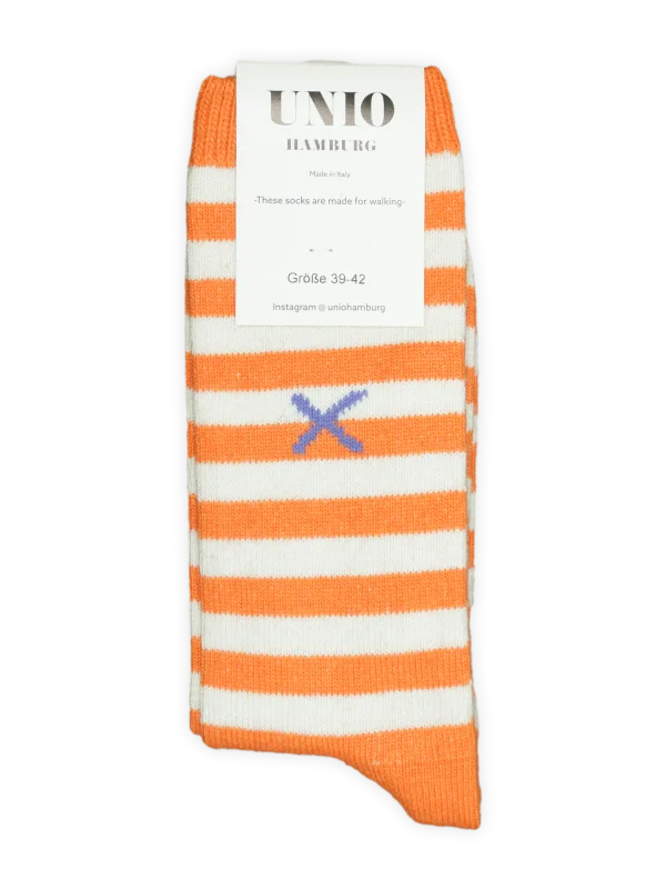 UNIO Hamburg Socken Cosy Classic Strong Orange