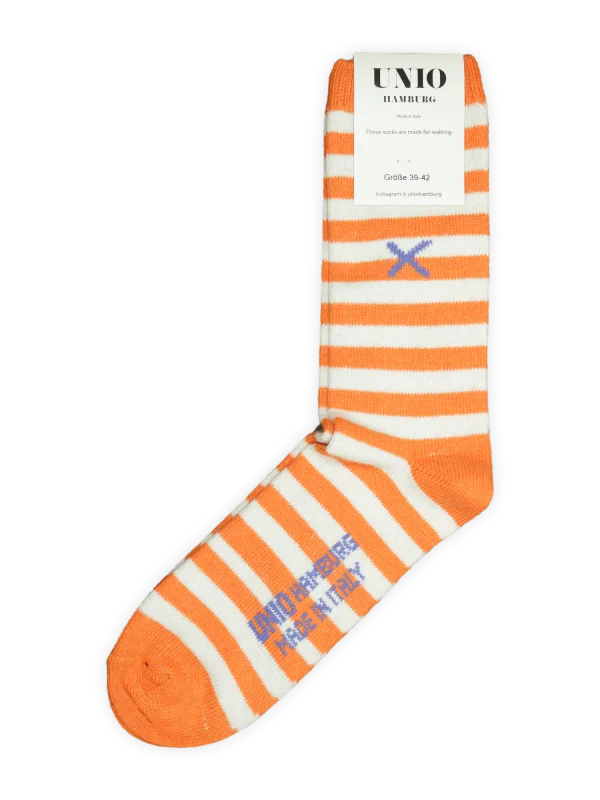 UNIO Hamburg Socken Cosy Classic Strong Orange