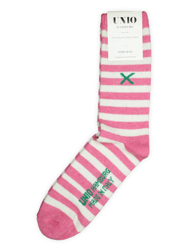 UNIO Hamburg Socken Cosy Classic Pink