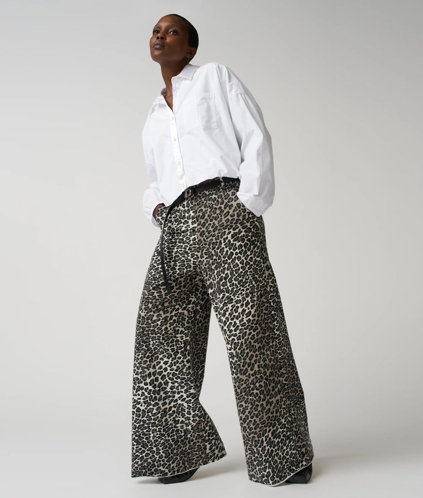 10 Days Amsterdam Wide Leg Jogger Leopard