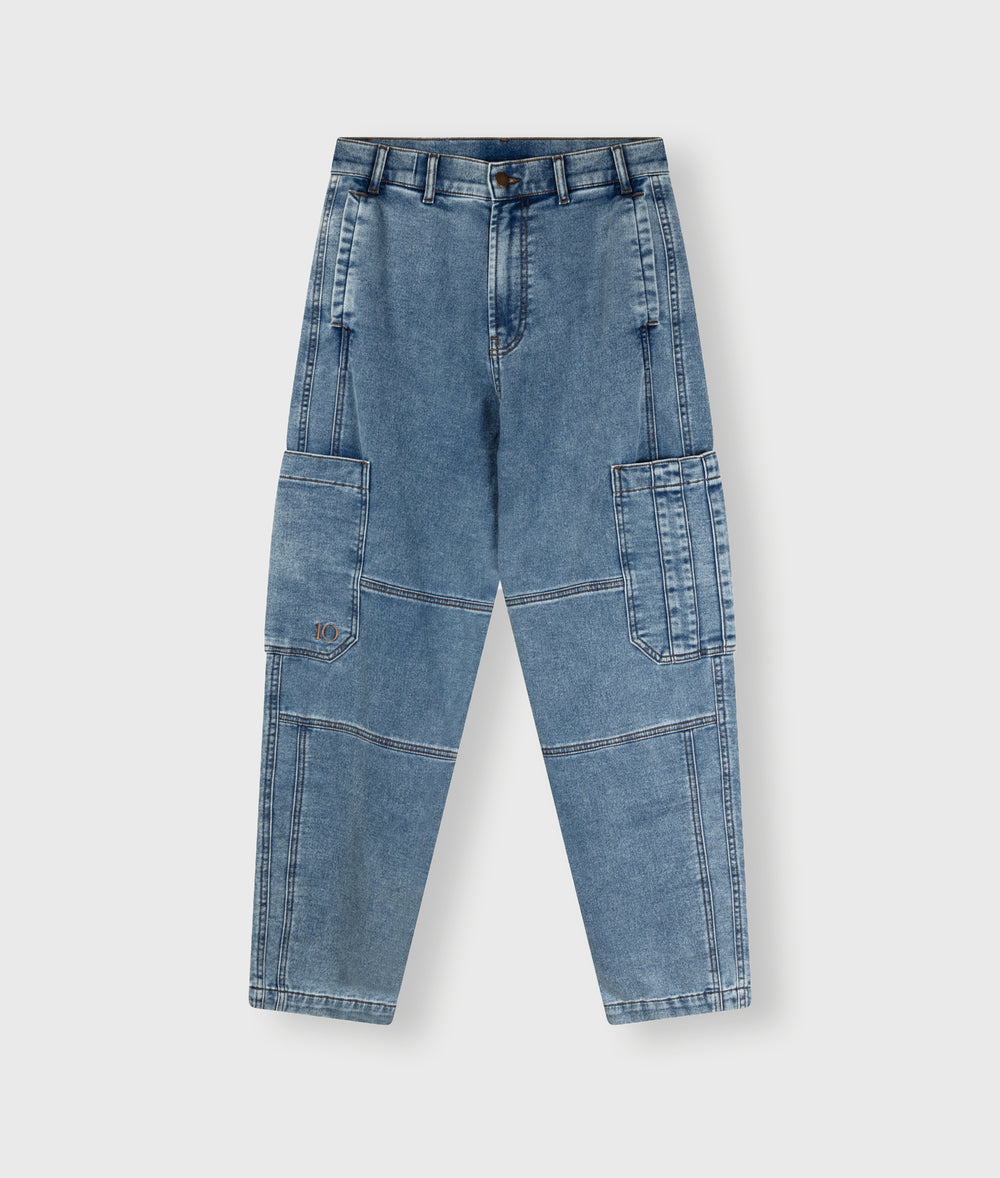 10 Days Amsterdam Soft Denim Workwear Pants