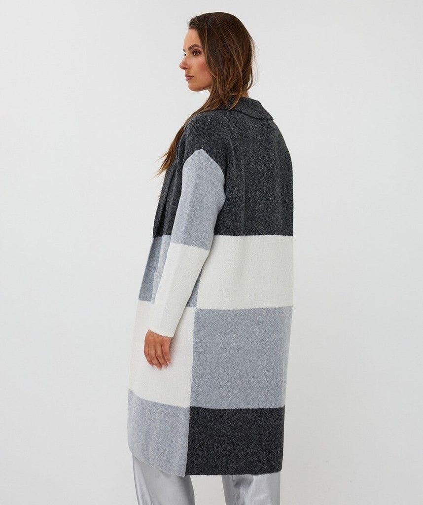 Esqualo Cardigan Long Blocks