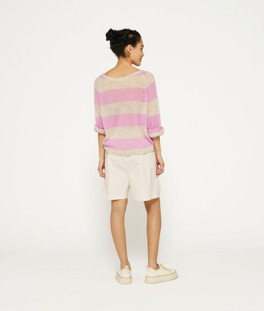 10 Days Amsterdam Sweater Thin Knit Stripes