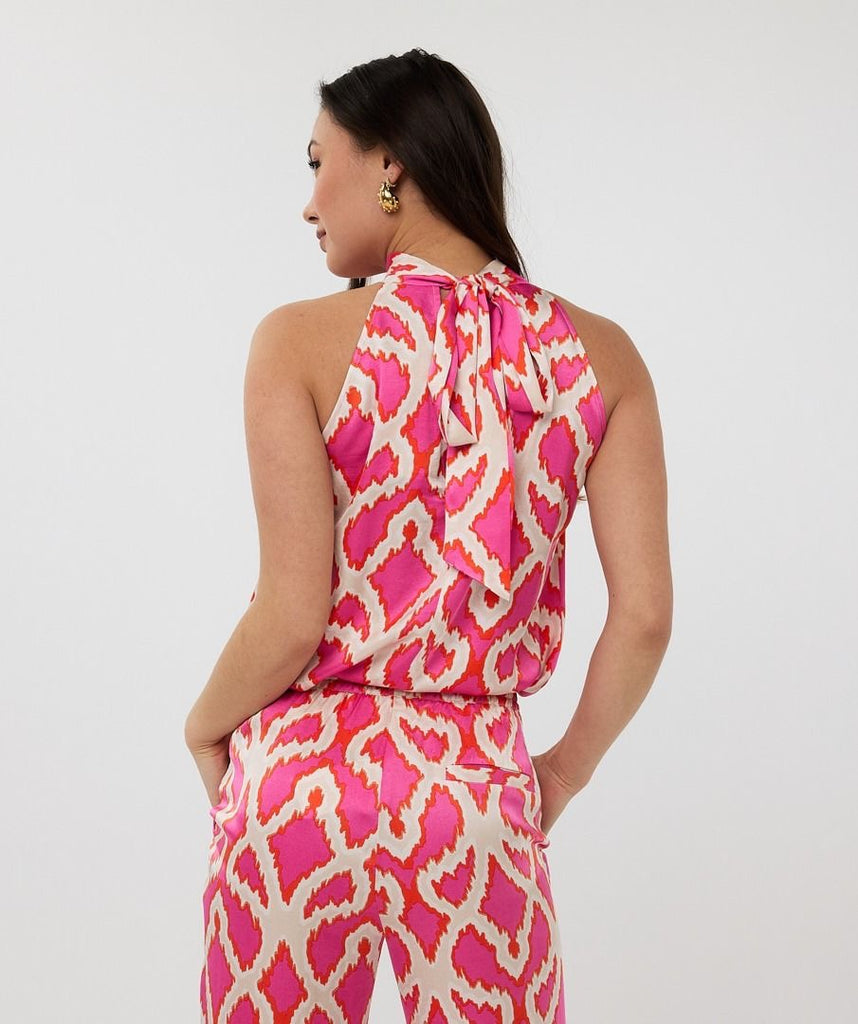 Esqualo Top Halter Disco Spark
