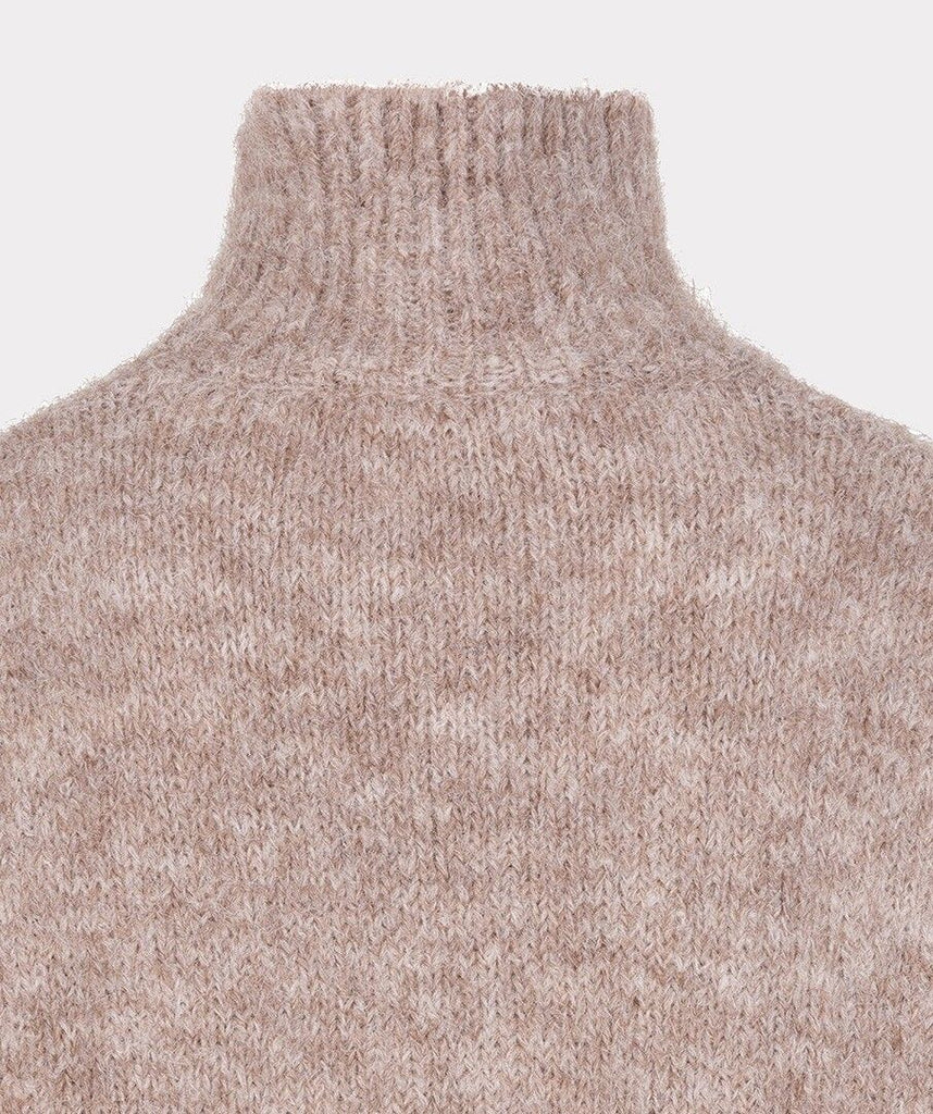 Esqualo Dress Melange Hairy Col