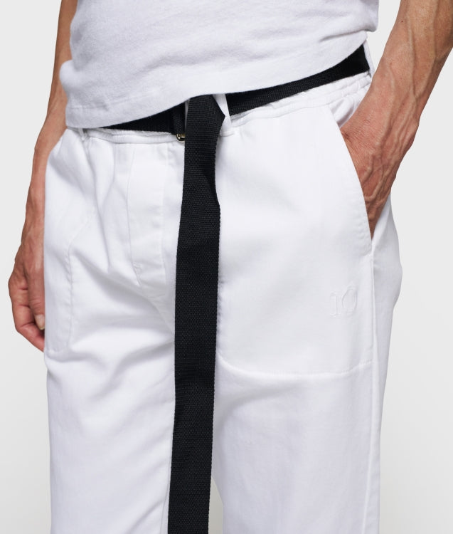 10 Days Amsterdam Belted Pants White