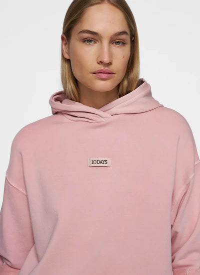 10 Days Amsterdam Statement Hoodie Raspberry