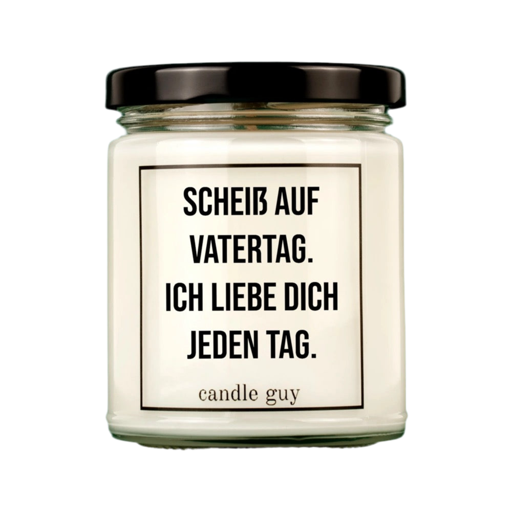 Candle Guy scented candle in a glass