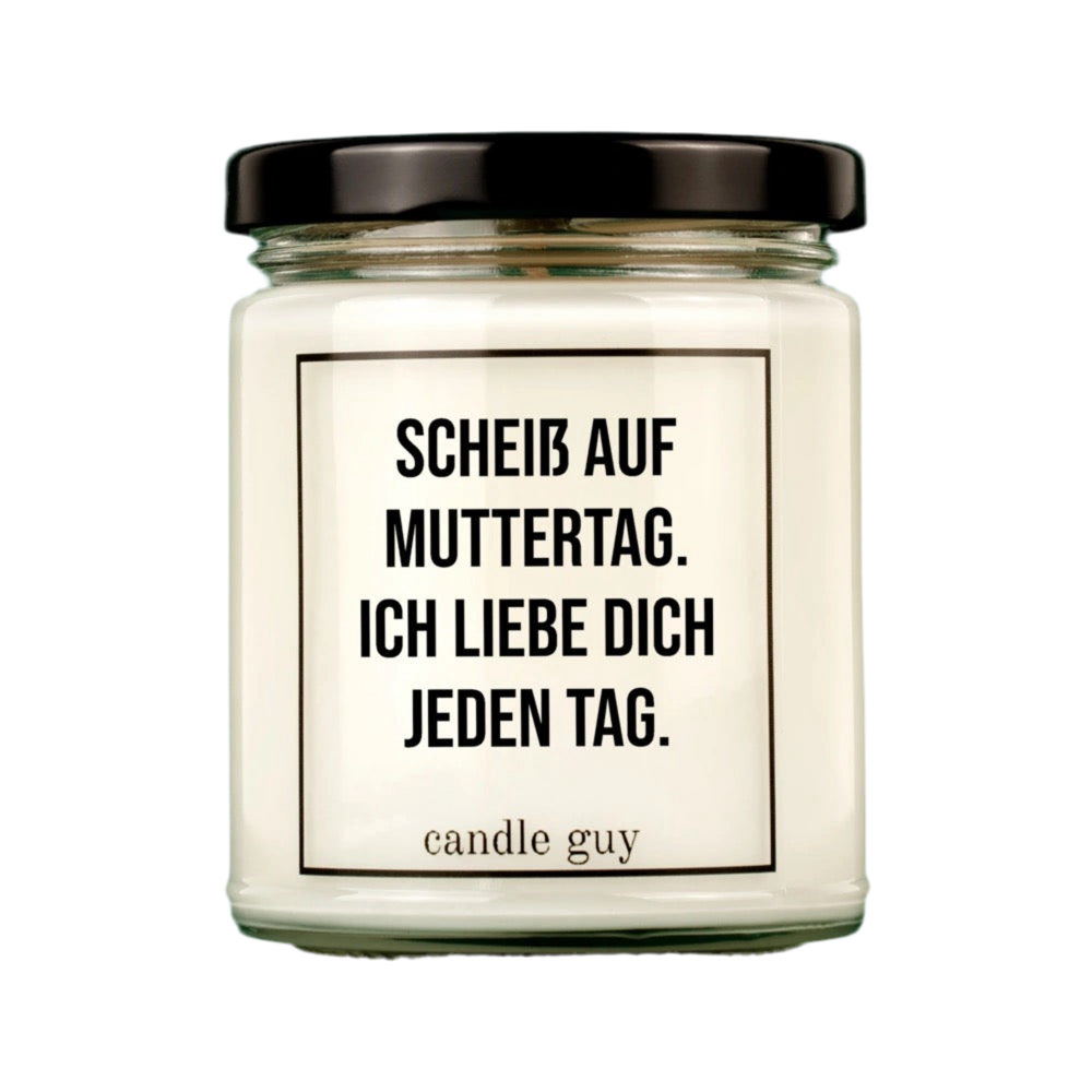 Candle Guy scented candle in a glass