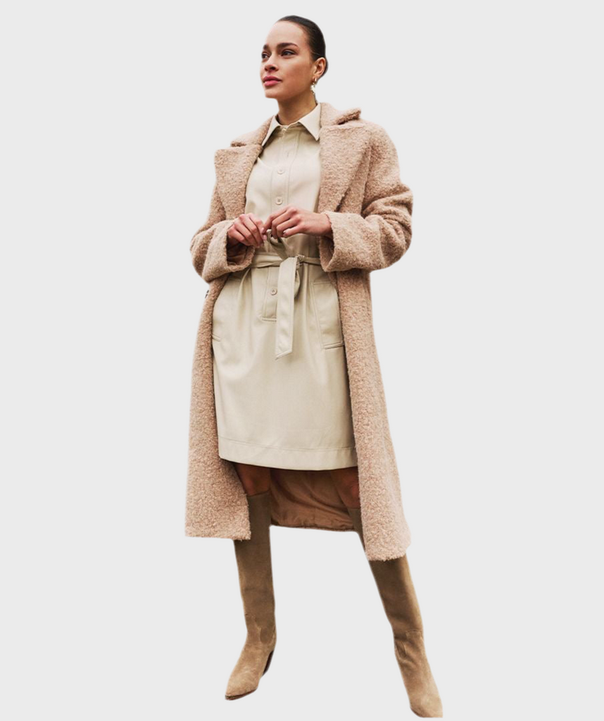 Esqualo Coat Bouclé