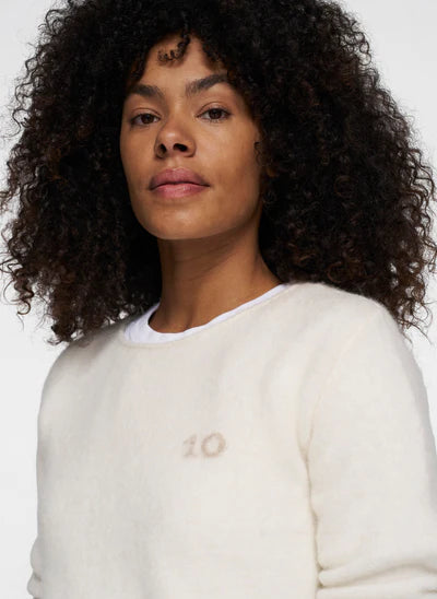 10 Days Amsterdam Soft Knit Sweater 10 Ecru