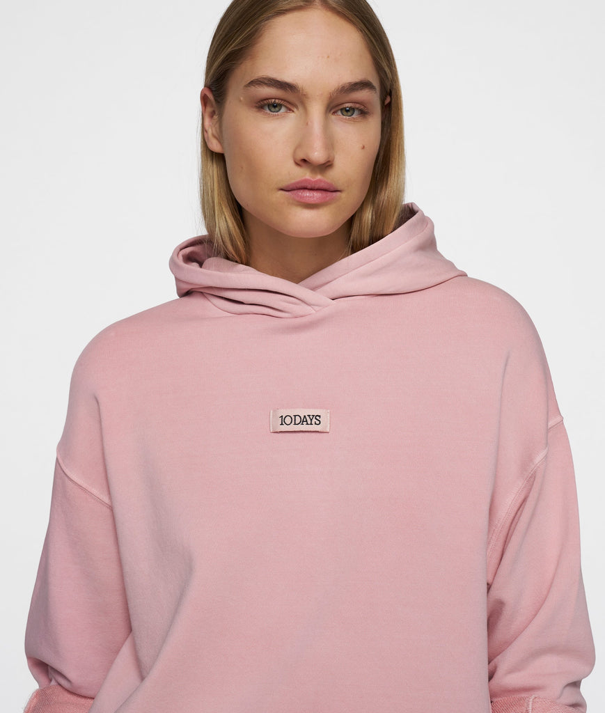10 Days Amsterdam Statement Hoodie Raspberry