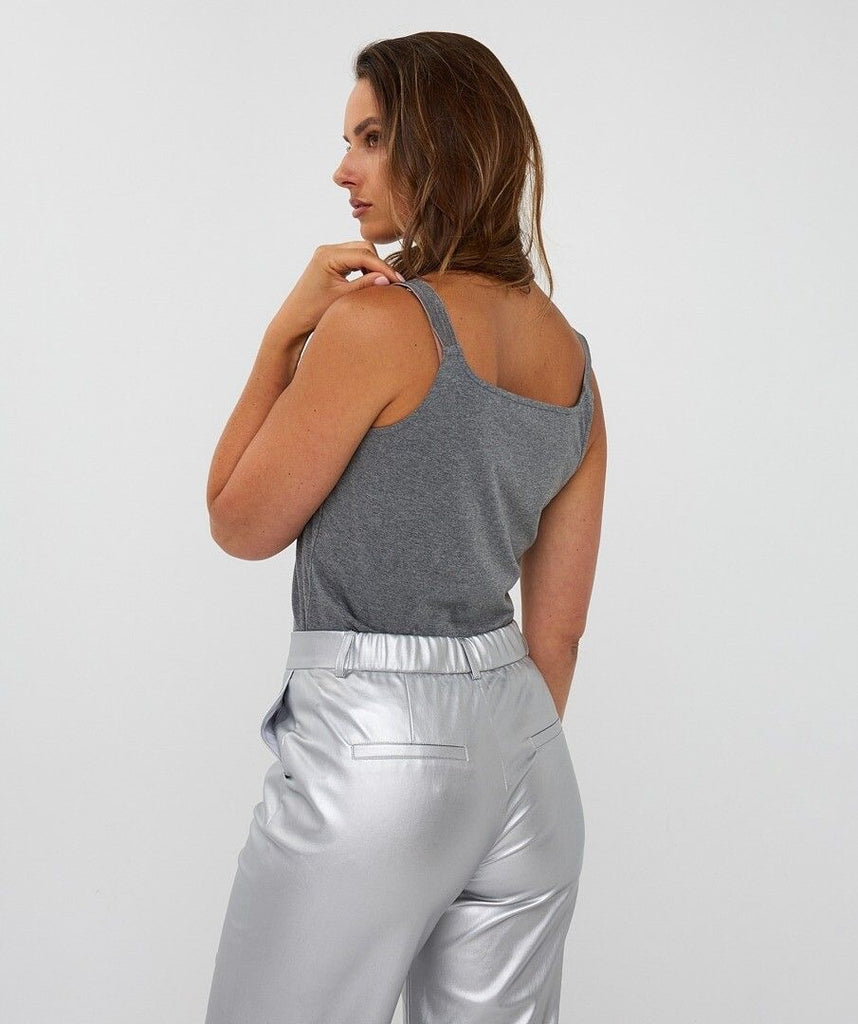 Esqualo Singlet Lurex Straps