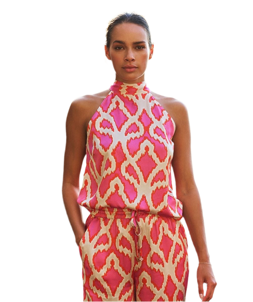 Esqualo Top Halter Disco Spark