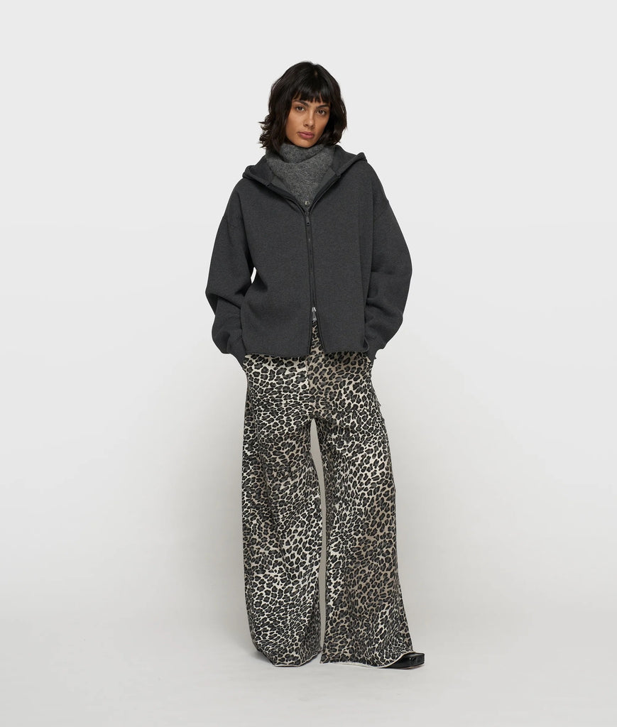 10 Days Amsterdam Wide Leg Jogger Leopard