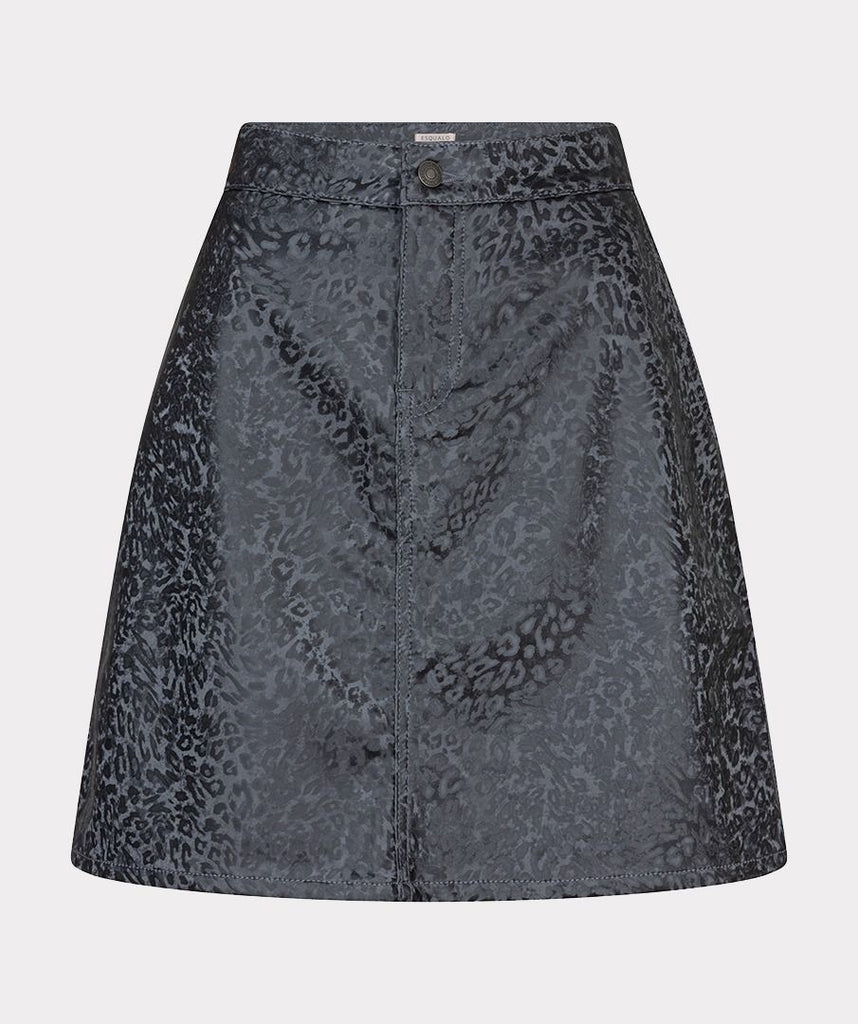 Esqualo Skirt Fancy Animal Leather