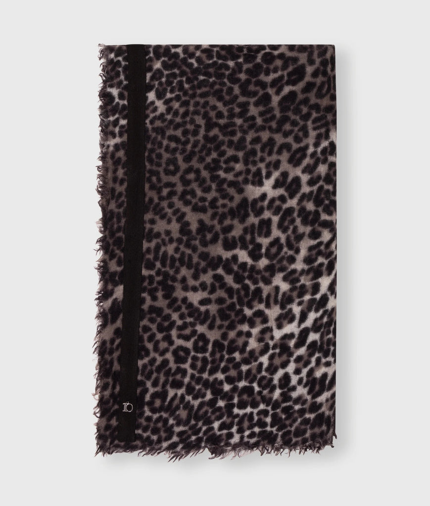 10 Days Amsterdam Wool Scarf Leopard