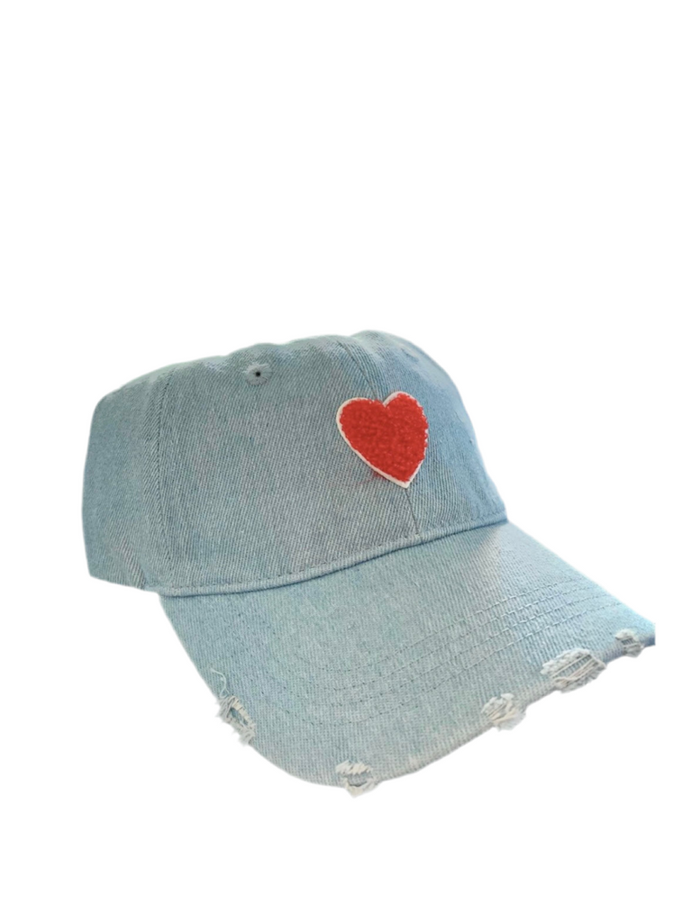 UNIO Hamburg Cap Kobe Heart Light Denim