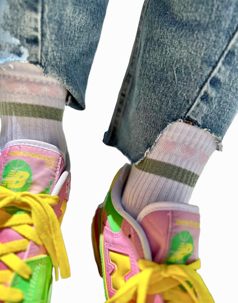 UNIO Hamburg Socken Mini Glitzi Green