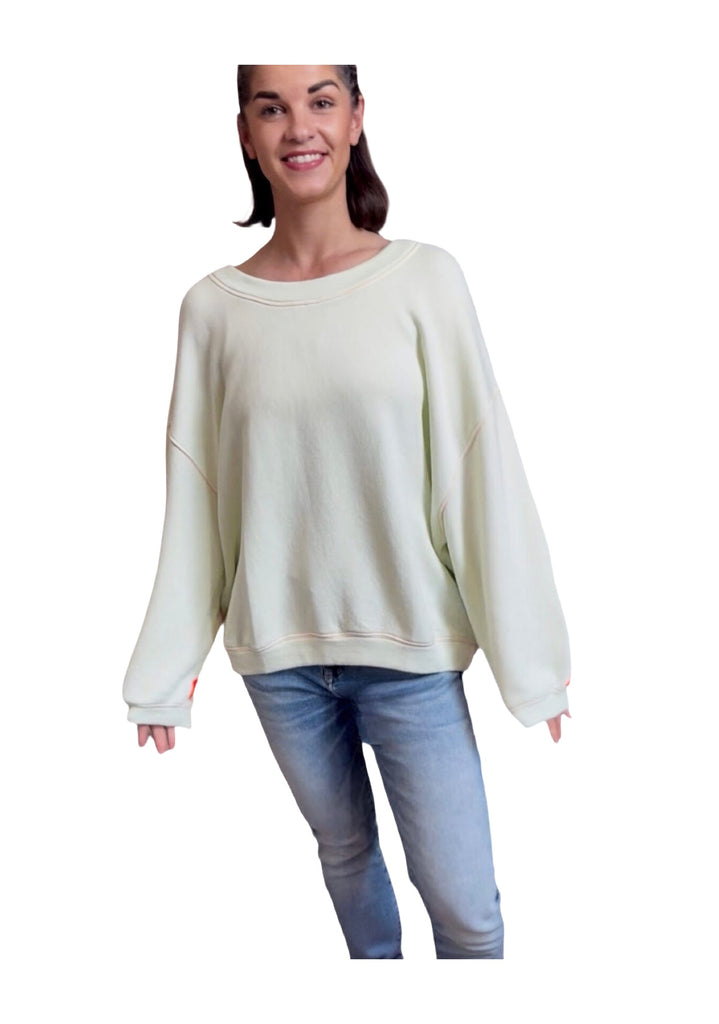 Liv Bergen Oversized Sweater Paradise In Dusty Meadow