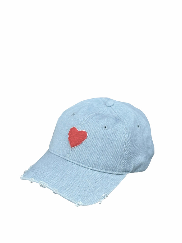 UNIO Hamburg Cap Kobe Heart Light Denim