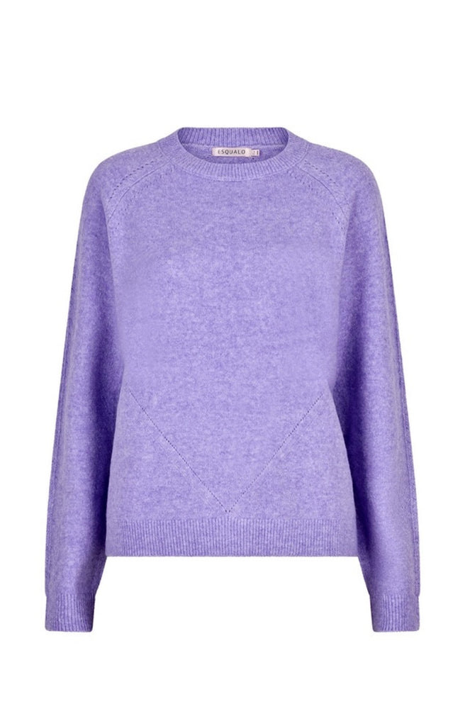 Esqualo Sweater Raglan Ajour