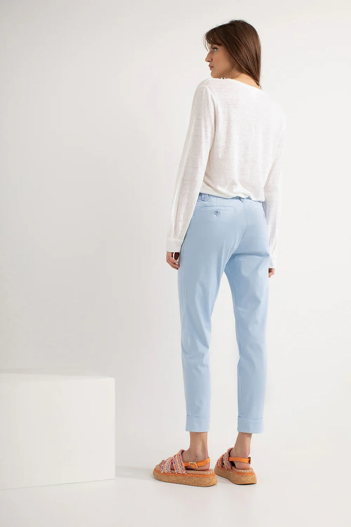 Josephine & Co Tapered Trousers Damian Light Blue