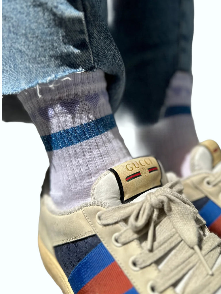 UNIO Hamburg Socken Mini Glitzi Blue