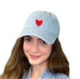 UNIO Hamburg Cap Kobe Heart Light Denim