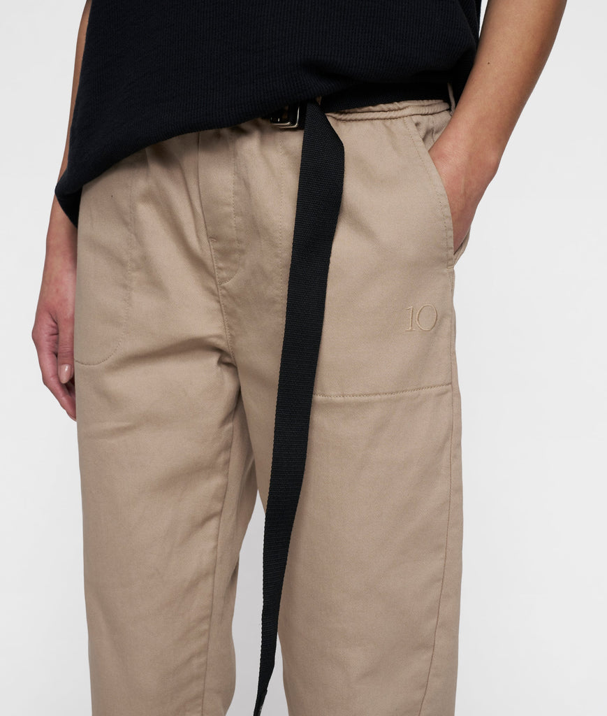 10 Days Amsterdam Belted Pants Jog Denim