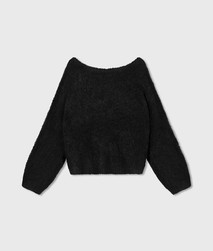 10 Days Amsterdam Cropped V-Neck Sweater Knit