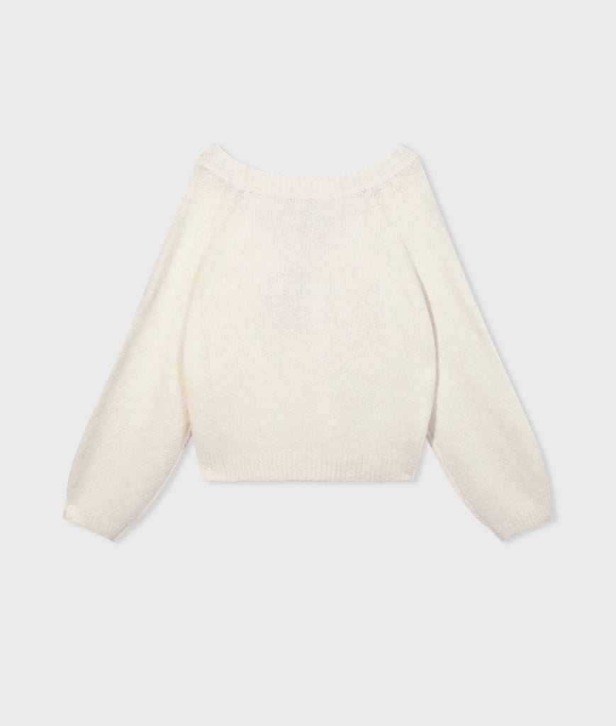 10 Days Amsterdam Cropped V-Neck Sweater Knit