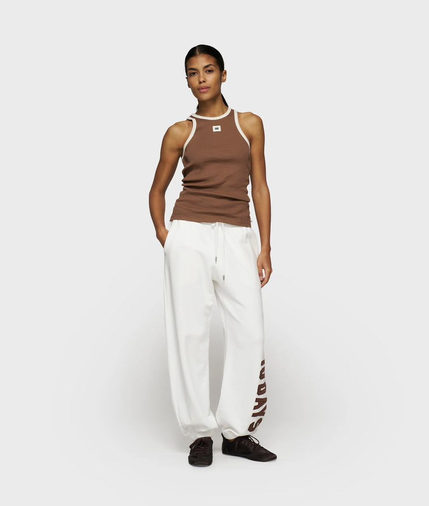 10 Days Amsterdam Tank Top Rib Contrast