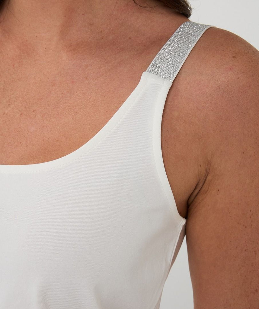 Esqualo Singlet Lurex Straps
