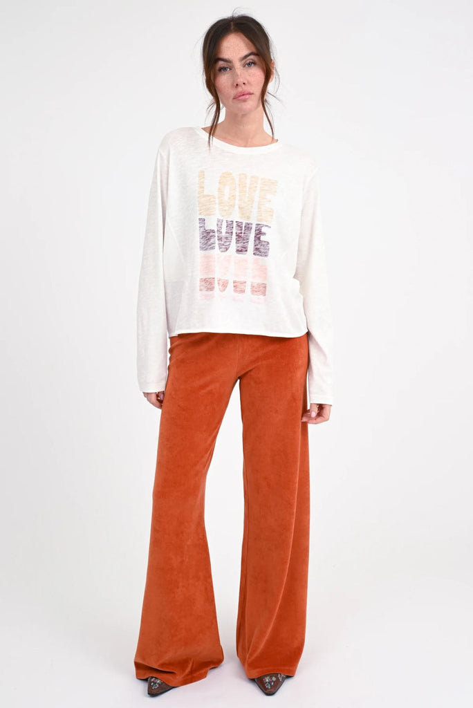 Love Joy Victory Langarmshirt Mit Statement-Druck Lovo
