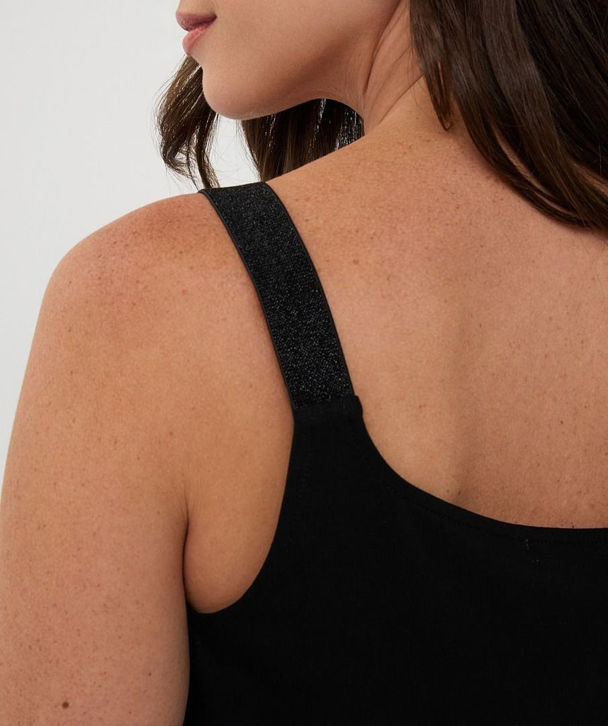 Esqualo Singlet Lurex Straps