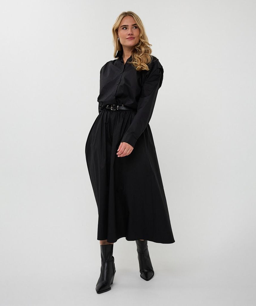 Esqualo Skirt Long Poplin Pockets