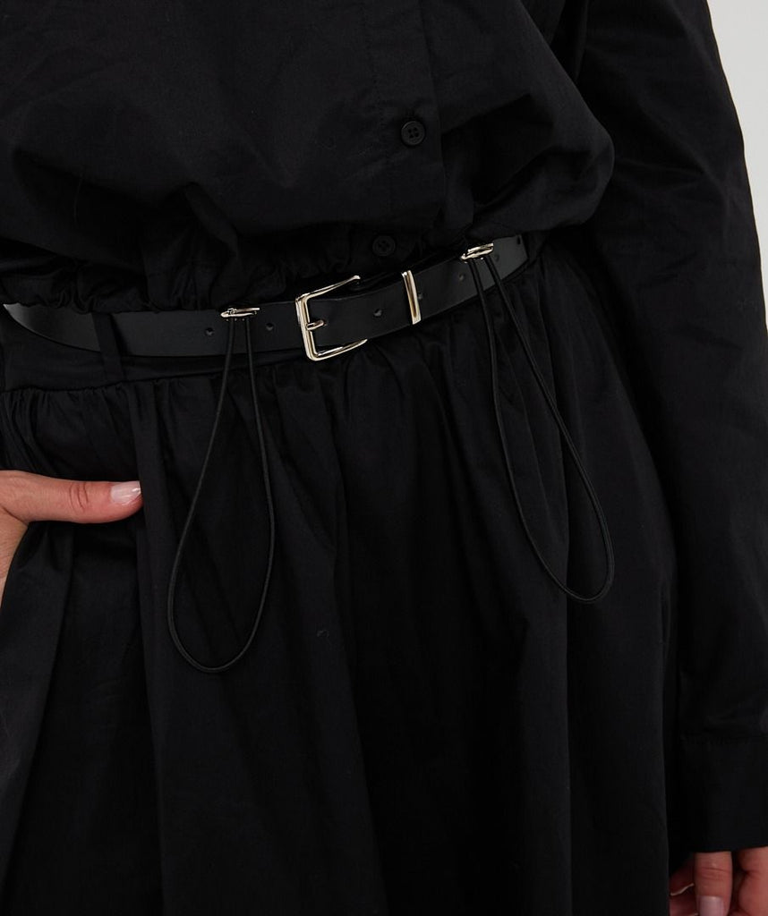 Esqualo Skirt Long Poplin Pockets