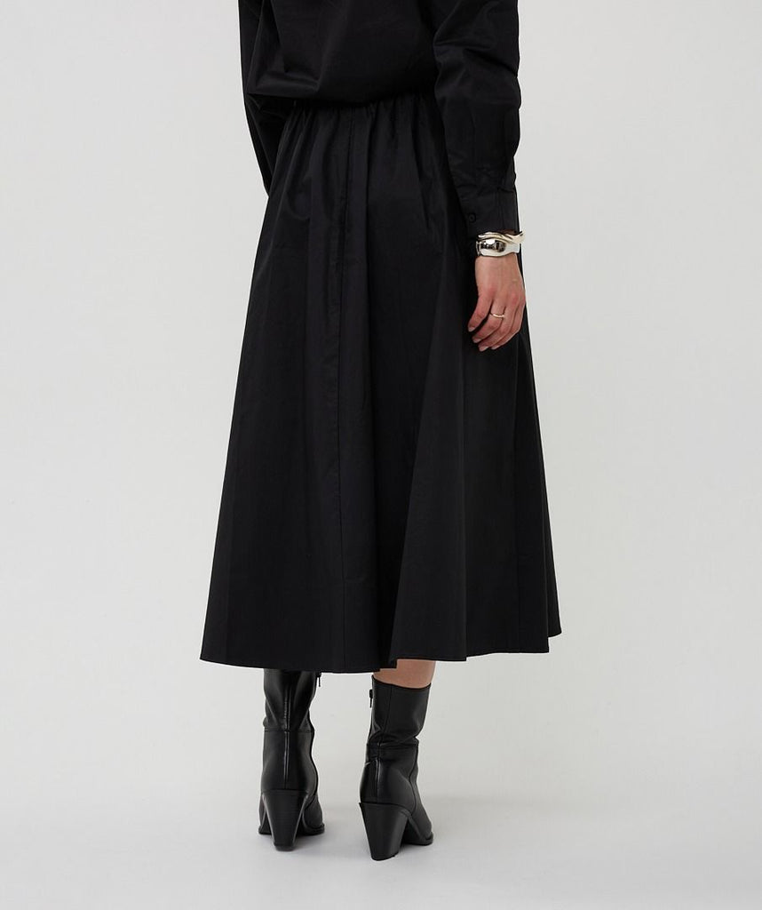 Esqualo Skirt Long Poplin Pockets