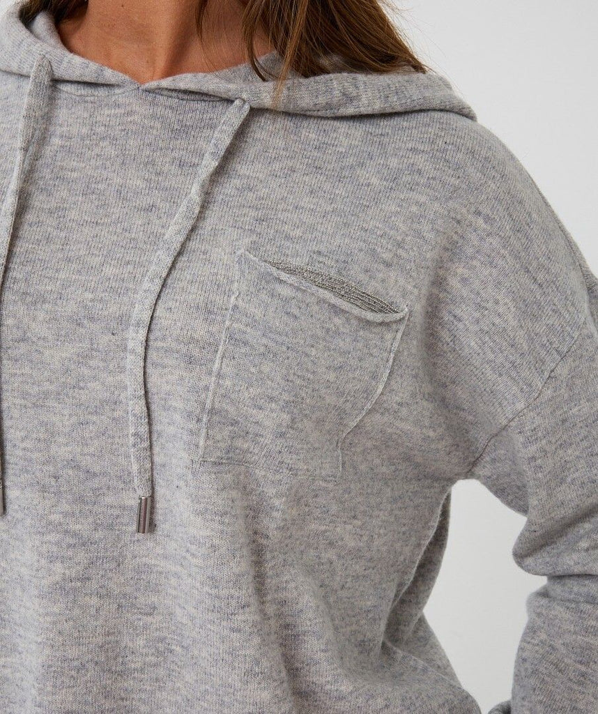Esqualo Sweater Hoodie Chest Pocket