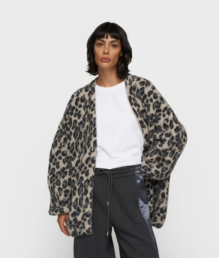 10 Days Amsterdam Knit Cardigan Leopard