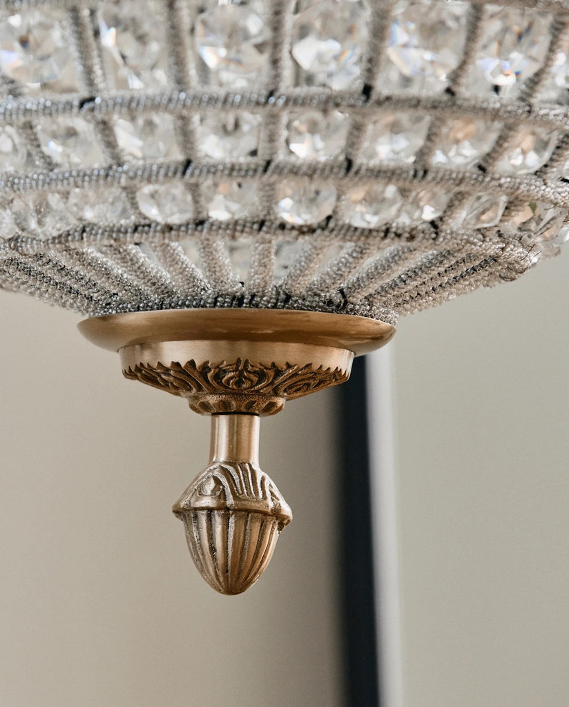 Kristalllampe Glasperlen