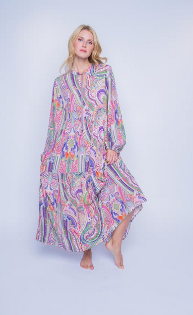 Emily van den Bergh Kleid Multicolour